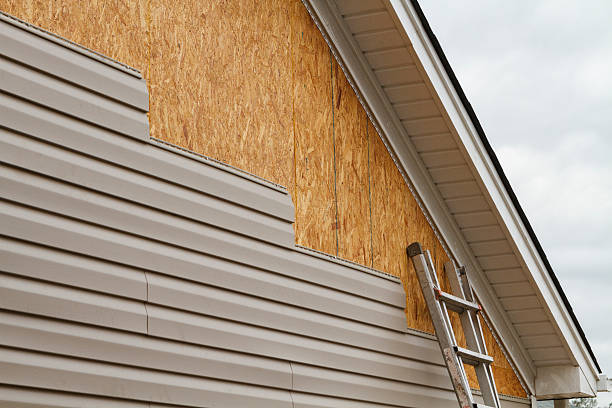 Professional Siding Contractor technician working in Florence, TX